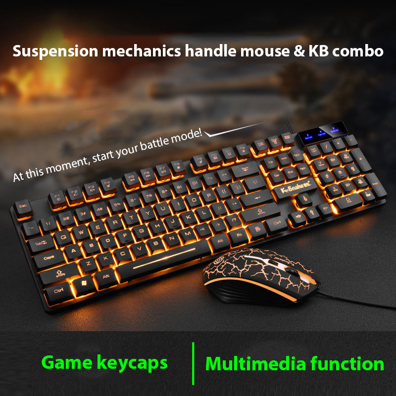 Gaming Keyboard And Mouse Wireless - Ensemble clavier et souris KM320, clavier