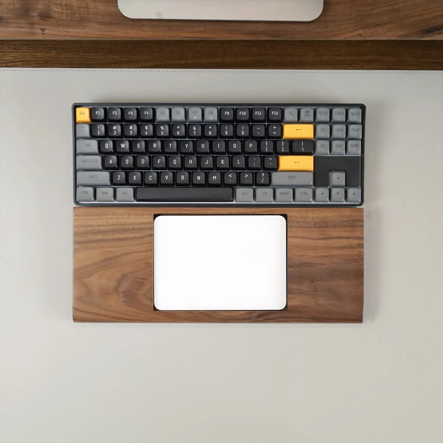 Wrist Rest Wood - Repose-poignets personnalisé pour clavier, base Magic
