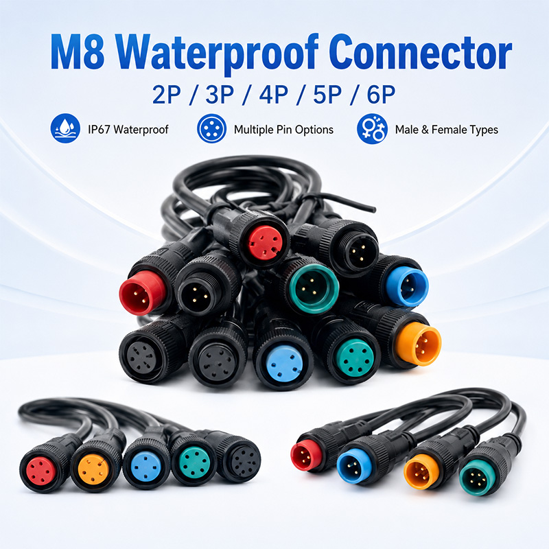 Aviator Connector Kit - Kit de connecteurs étanches M8 (2,