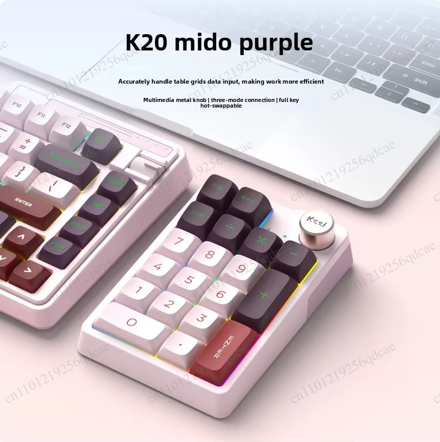 Gaming Keyboard Mini Mechanical - Clavier mécanique sans fil Bluetooth Kzzi