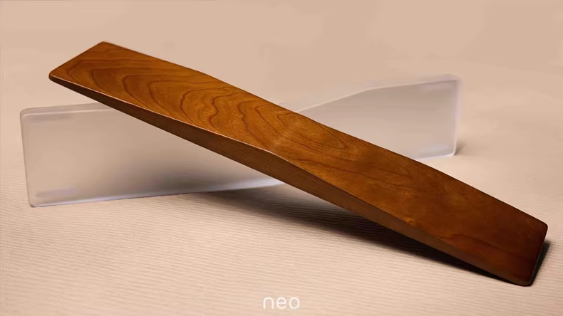Wrist Rest Wood - Neo Ergo repose-paume personnalisé en bois