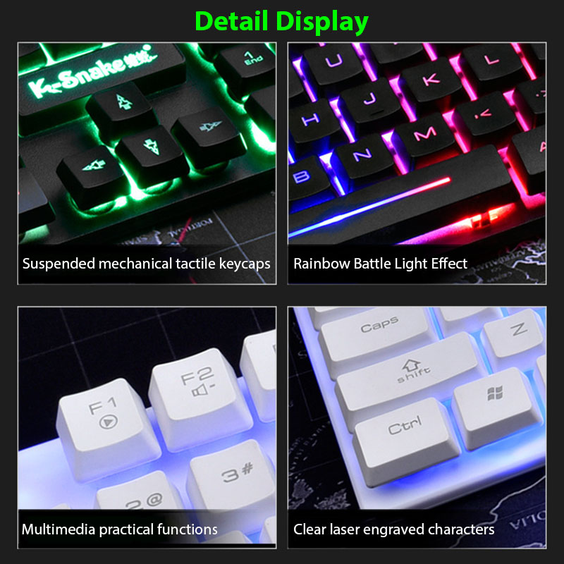 Ensemble clavier et souris KM3 - Gaming Keyboard And Mouse Wireless avis et prix