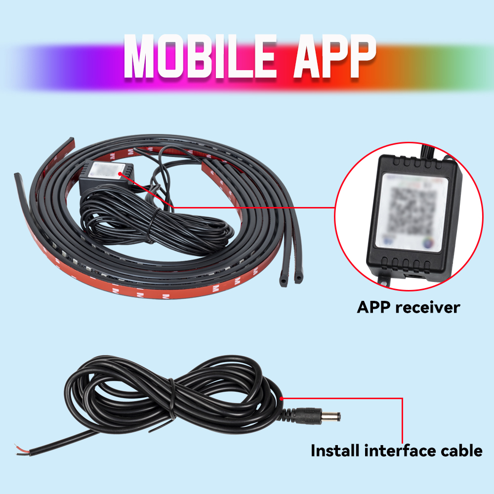 Bande LED RGB flexible et étan - Rgb Underglow Strip avis et prix