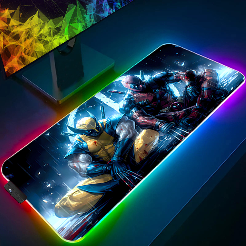 LED tapis de souris jeu rétro- - Gaming Keyboard He avis et prix