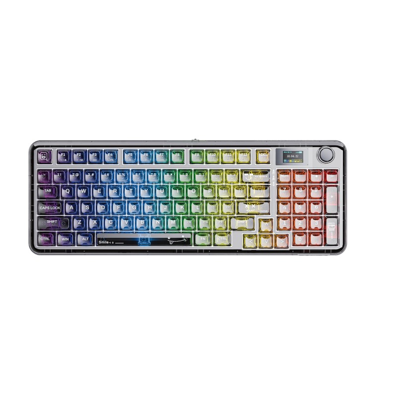 Clavier mécanique sans fil AUL - Keyboard Gaming Transparent avis et prix