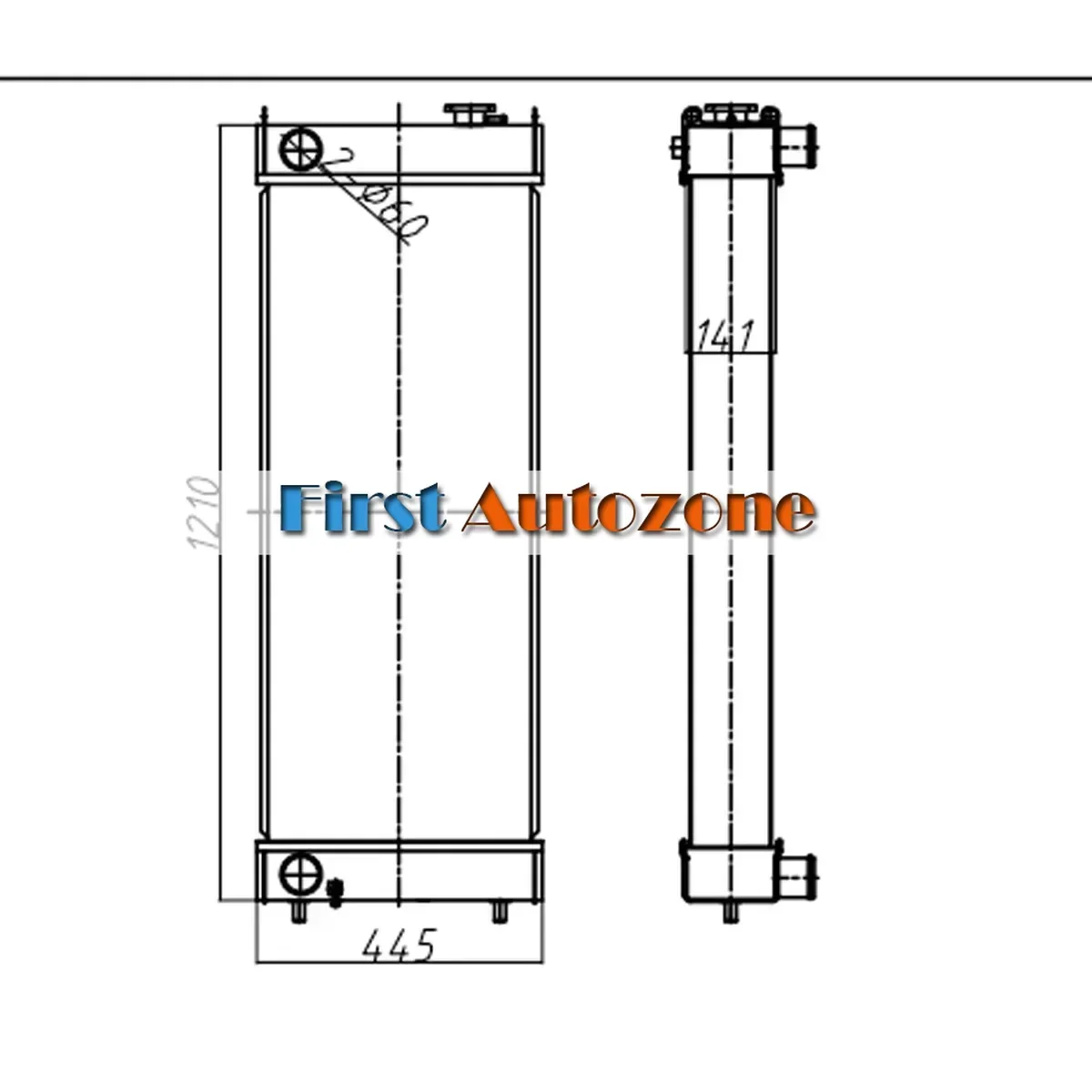 Radiateur de réservoir d'eau L - Aluminum Case 65 avis et prix
