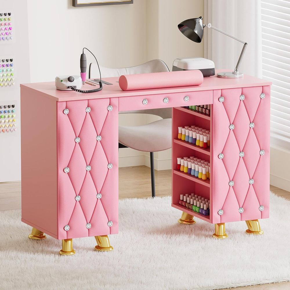 Table de manucure avec collect - Wrist Rest Wood avis et prix