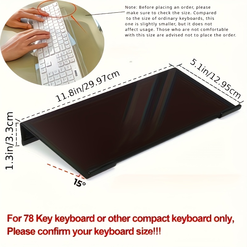 Support de clavier en acryliqu - Keyboard Gaming Transparent avis et prix