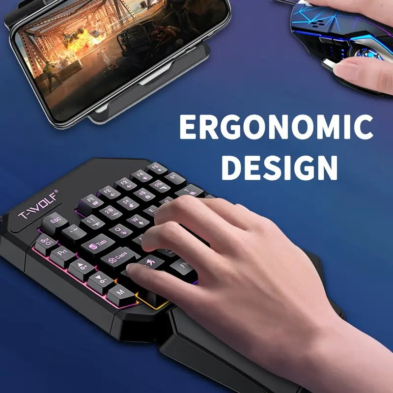 FocusOnPC TF900 Convertisseur  - Gaming Keyboard Mini Mechanical avis et prix