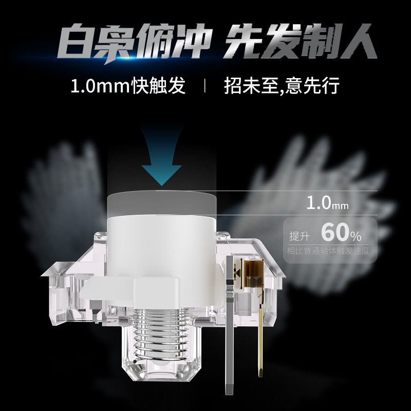 Interrupteur tactile Kailh Cho - Gaming Keyboard Mini Mechanical avis et prix