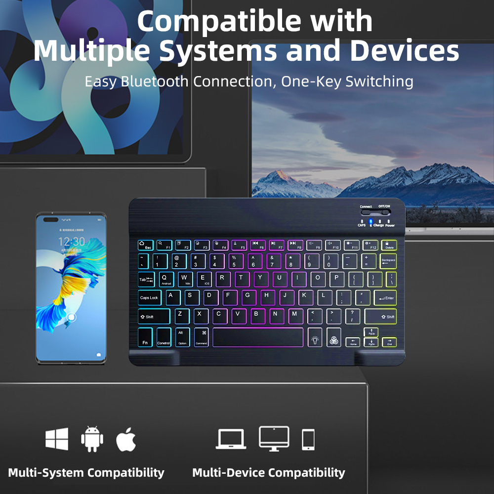Clavier Bluetooth rétroéclairé - Gaming Keyboard 2026 avis et prix