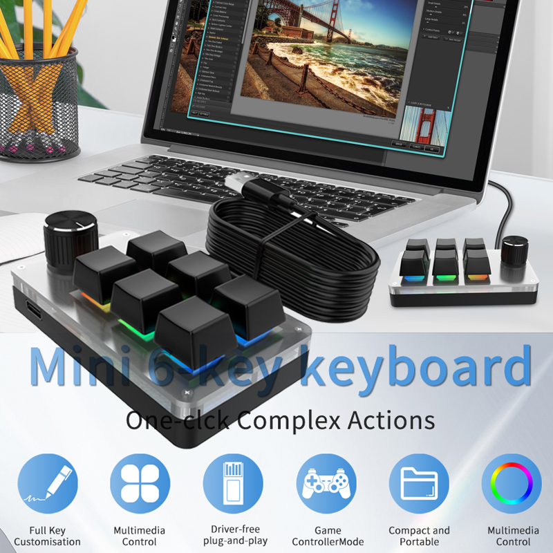 Mini clavier filaire personnal - Gaming Keyboard Mini Mechanical avis et prix