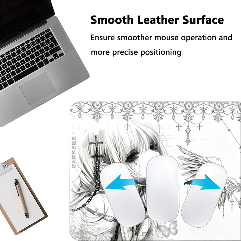Tapis de souris en cuir noir e - Gaming Keyboard Nearby avis et prix